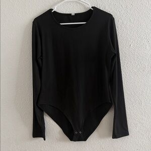 Classic Black Long Sleeve Bodysuit